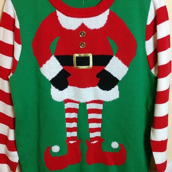 NWT to be jolly Ladies Elf Sweater size Small - Picture 2 of 6